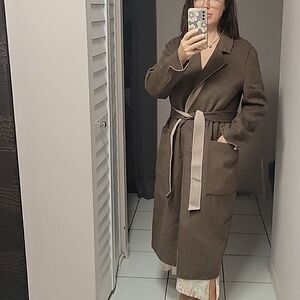 Reiss  doble side wrap coat